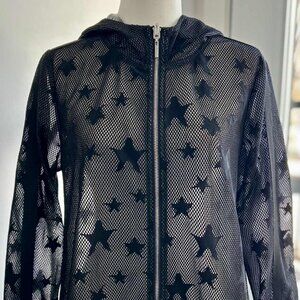 BYLYSE Spenard Star Mesh Technical Windbreaker with Double Layer & Hood – US M